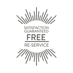 Satisfaction guaranteed — free re-service if pests return