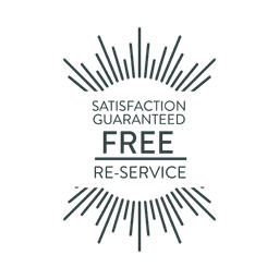 Satisfaction guaranteed — free re-service if pests return
