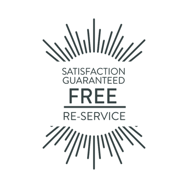 Satisfaction guaranteed — free re-service if pests return