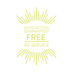 Satisfaction guaranteed — free re-service if pests return